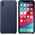 Apple iPhone XS Max Leather Case midnight blue