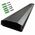 Μάσκα110-B - aluminiowa maskownica kabli z systemem click-lock dł. 110 cm
