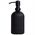Dozownik do mydła szklany czarny 400 ml