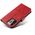 Etui Magnet Case z klapką do Samsung Galaxy S25 - czerwone