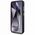 Case Guess Grained Triangle Logo MagSafe for Samsung Galaxy S25 black