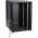 Ερμάριο δικτύου 19 ιντσών EFB OFFICE SERIES 18U 600X600 RAL9005 Μαύρο IP20 πλήρως συναρμολογημένο και αποσυναρμολογούμενο με γυάλινη πρόσοψη 45KG φορτίο