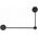 Nowodvorski Orbit 10638 απλίκα φωτιστικό τοίχου 2x8W GX53 μαύρο