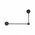 Nowodvorski Orbit 10638 απλίκα φωτιστικό τοίχου 2x8W GX53 μαύρο