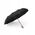 Automatyczny składany parasol z drewnianą rączką 10-ramienny XXL 115 cm czarny