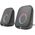 HP ηχεία DHS-2113, 2.0, 6W, μαύρα, Bluetooth, φωτισμός