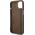 Guess Guess GUHMP14MU4GPRW iPhone 14 Plus 6,7" brązowy/brown hard case 4G Logo Plate MagSafe NoSize
