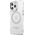 Guess Guess GUHMP13LHTRMS iPhone 13 Pro / 13 6,1" srebrny/silver hard case Metal Outline Magsafe NoSize