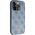 Guess Guess GUHCP15LP4TDSCPB iPhone 15 Pro 6.1" niebieski/blue hardcase Crossbody 4G Metal Logo