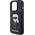 Karl Lagerfeld Karl Lagerfeld KLHCP15LSAKKNSCK iPhone 15 Pro 6.1" czarny/black hardcase Saffiano Cardslots and Stand Monogram Ikonik Patch