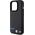 BMW BMW Leather Carbon Blue Line - Etui iPhone 15 Pro (czarny)
