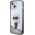 Karl Lagerfeld Karl Lagerfeld KLHCP15SLKKNSK iPhone 15 / 14 / 13 6.1" transparent hardcase Liquid Glitter Ikonik