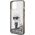 Karl Lagerfeld Karl Lagerfeld KLHCP15SLKKNSK iPhone 15 / 14 / 13 6.1" transparent hardcase Liquid Glitter Ikonik