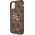 Guess Guess GUHCN614GMGBR iPhone 11 6,1 brązowy/brown hardcase 4G Big Metal Logo