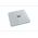 Shower mat 55x55cm white 8411801206744