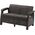 Καναπές κήπου δύο θέσεων Corfu Love Seat γκρι 8711245158730