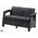 Καναπές κήπου δύο θέσεων Corfu Love Seat γκρι 8711245158730