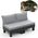 Διθέσιος καναπές Elements 2 Seater γκρι/ανοιχτό γκρι 8711245158037