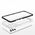 Διαφανής θήκη 3σε1 για Samsung Galaxy A72 4G ζελατινώδης θήκη με μαύρο πλαίσιο