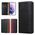 Μαγνητική Θήκη Strap etui για Samsung Galaxy S22+ (S22 Plus) πορτοφόλι κάλυμμα + mini λουράκι κρεμαστό μαύρο