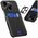 Δερμάτινη θήκη Stand etui Samsung Galaxy S23 Ultra pokrowiec πορτοφόλι για κάρτα με βάση μαύρο