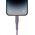 Kabel USB Energea USB-C - Lightning 1.5 m Fioletowy