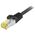Καλώδιο Patch Equip Cat6A Εξωτερικού Χώρου S/FTP 2xRJ45 0.50m μαύρο LSZH Polybeutel