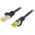 Καλώδιο Patch Equip Cat6A Εξωτερικού Χώρου S/FTP 2xRJ45 0.50m μαύρο LSZH Polybeutel