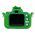 Aparat Cyfrowy 48mp Kamera 1080p Dla Dziecka 5x Gry Mp3 Xrec X2 / Dinozaur Zielony
