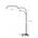 Lampa Led Kosmetyczna Bezcieniowa Moon Stojąca + Kółka 45w Marinelli Gx520r / Czarny