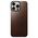 NOMAD Magnetic Horween Leather Back Brown | iPhone 16 Pro Max