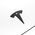 Spigen Tesla Front Emblem Logo Full Cover, black - Tesla Model 3 2024