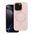 Θήκη FRAME MAG COVER συμβατή με MagSafe για IPHONE 16e (SE 4 2025) σε απαλό ροζ