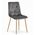 Zestaw stół NP 120x80 Dąb Sonoma + 4 krzesła LIBRA szare