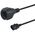 Equip Netzkabel Anschl. C14 -> CEE7/3 0.25m schwarz