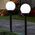 zakupytv.net 2x LAMPA SOLARNA OGRODOWA BIAŁA KULA BIAŁY LAMPY LED