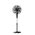 Midea MFS402M0BPK | Stand Fan | Black | Diameter 40 cm | Number of speeds 3 | Oscillation | 50 W