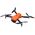 Dron D6 PRO Podwójna Kamera HD Światła LED Pomarańczowy