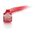 Kabel / 1 m Mlded/Btd Red CAT5E PVC UTP PATC