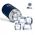 Θερμός φαγητού NC3802 1000ML ΜΠΛΕ NILS CAMP