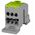 Μπλοκ LKN F-ELEKTRO F2.0336 125A (1x35/1x16 - 6x16) Al/Cu IP20 κίτρινο