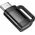 Adapter USB Hoco HOCO adapter OTG Typ C (męski) do Lightning (żeński) 3A UA31E czarny