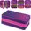Piórnik Herlitz Herlitz TriCase 31tlg Dip Dye Pink/Purple