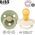 BIBS COLOUR 2-PACK IVORY & SAGE L Smoczek Uspokajający kauczuk Hevea