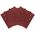 Papiery ścierne na rzep, kwadrat 113 x 113 mm, P120, 5 szt., z 8 otworami do 04-623
