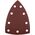 Papiery ścierne na rzep, żelazko 100 x 147 mm, P240, 5 szt., z 9 otworami do 04-623