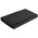Pufa welurowa czarna 60x30x30 cm Ruhhy 25995