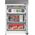 Midea Refrigerator | MDRB600MME46 | Energy efficiency class E | Free standing | Combi | Height 201 cm | No Frost system | Fridge net capacity 313 L | Freezer net capacity 130 L | Display | 35 dB | Stainless steel
