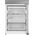Midea Refrigerator | MDRB600MME46 | Energy efficiency class E | Free standing | Combi | Height 201 cm | No Frost system | Fridge net capacity 313 L | Freezer net capacity 130 L | Display | 35 dB | Stainless steel