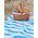 Πετσέτα παραλίας BRICINI COSTA NOVA, 90 x 180 cm, ανοιχτό μπλε, 100% βαμβάκι